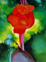 O Keeffe, Georgia - Red Canna